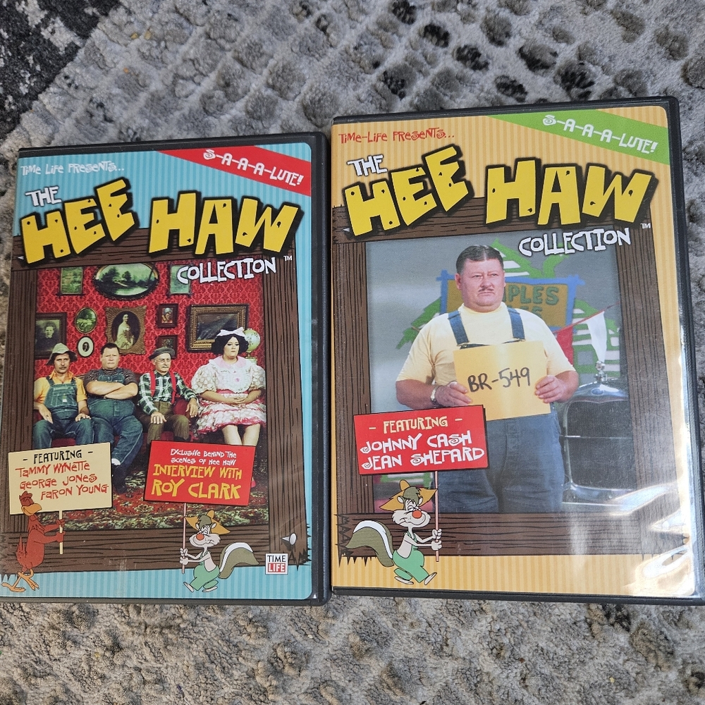 HEE HAW COLLECTION LOT OF 2 DVDs Time Life S-A-A-ALUTE! TV Series Time Life